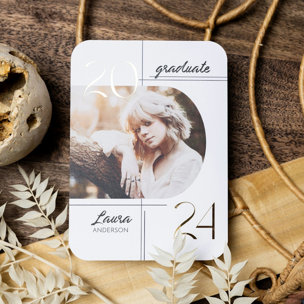WHCC Edgy 2024 New Grad Senior Designs with Gold Foil