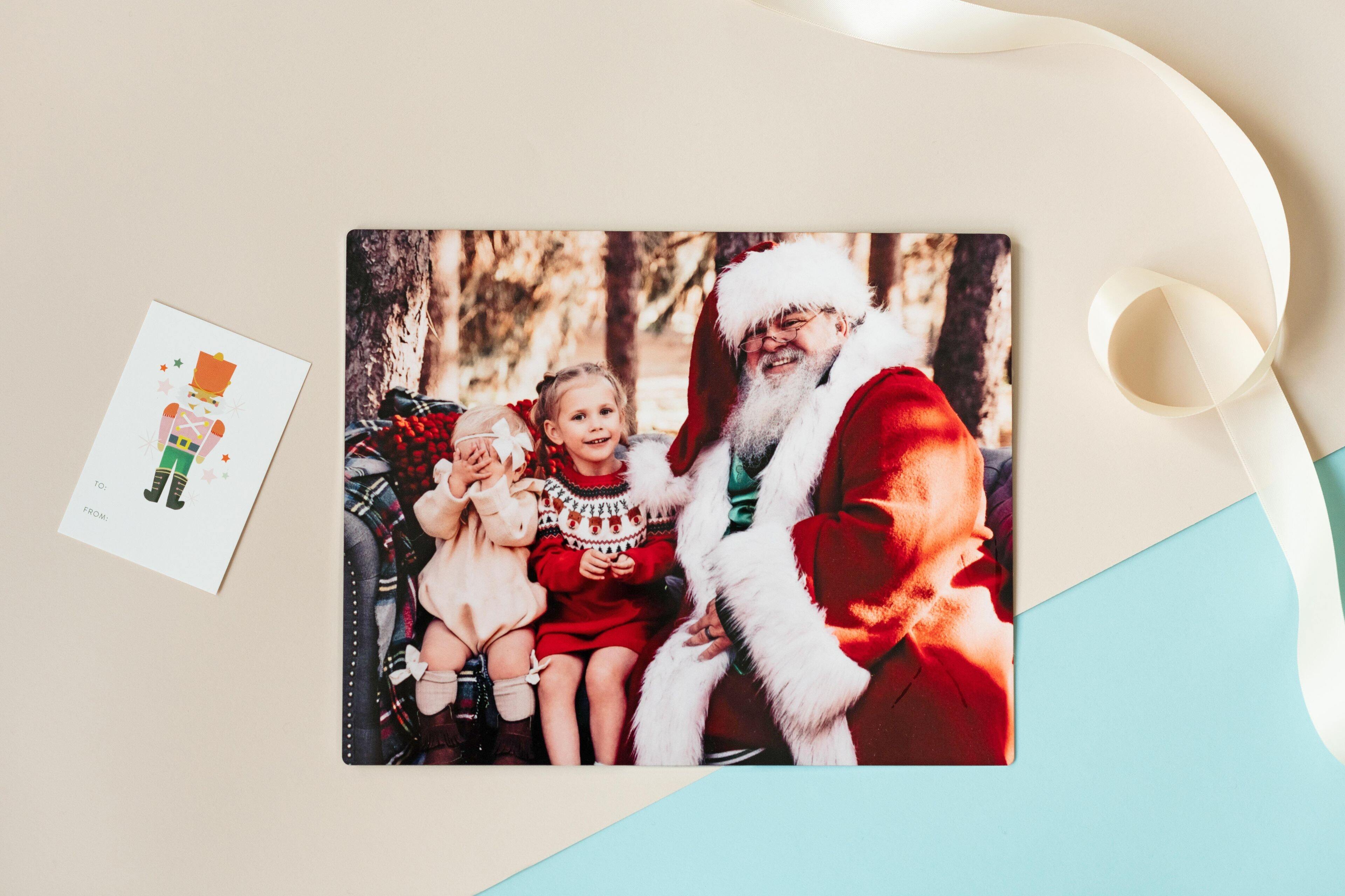 Fine Art Prints styled as a holiday gift