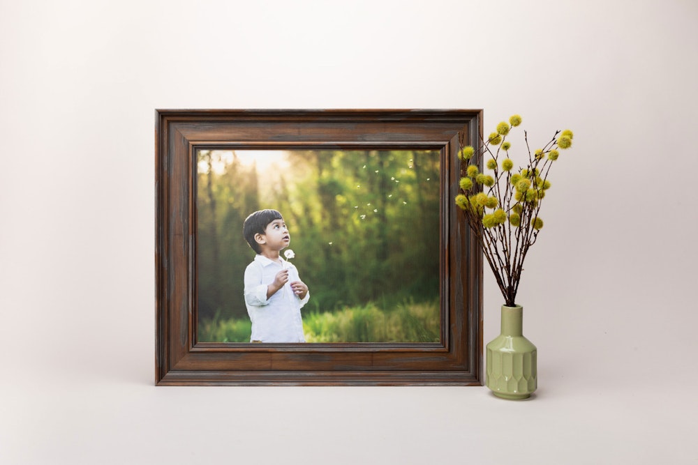 Framed Portrait Canvas print