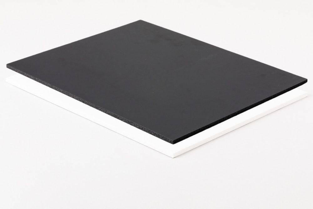 Blank Black and White Foamboard surface