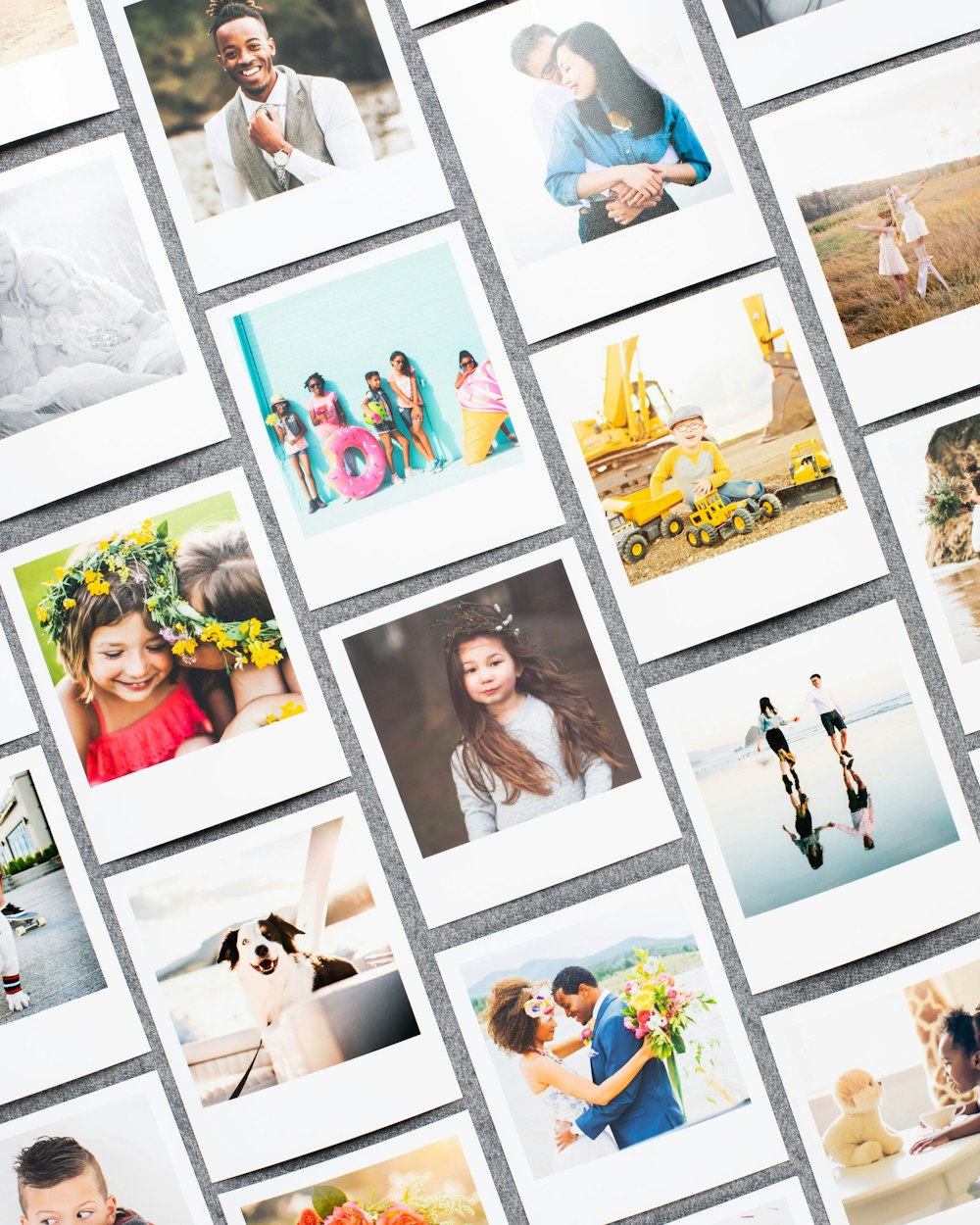 Collage of multiple Mini Snapshot prints