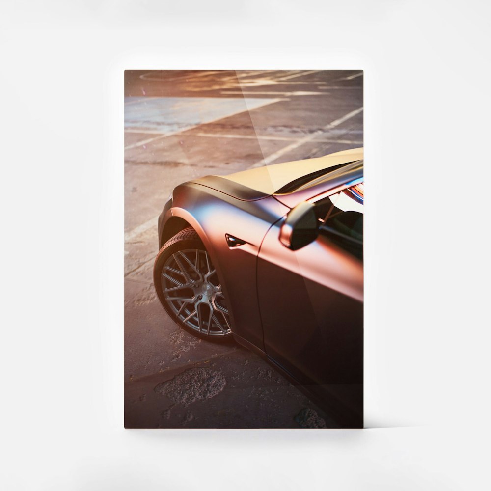 Exterior Metal Print car photography (square crop)