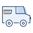 illustrated icon of a delivery truck