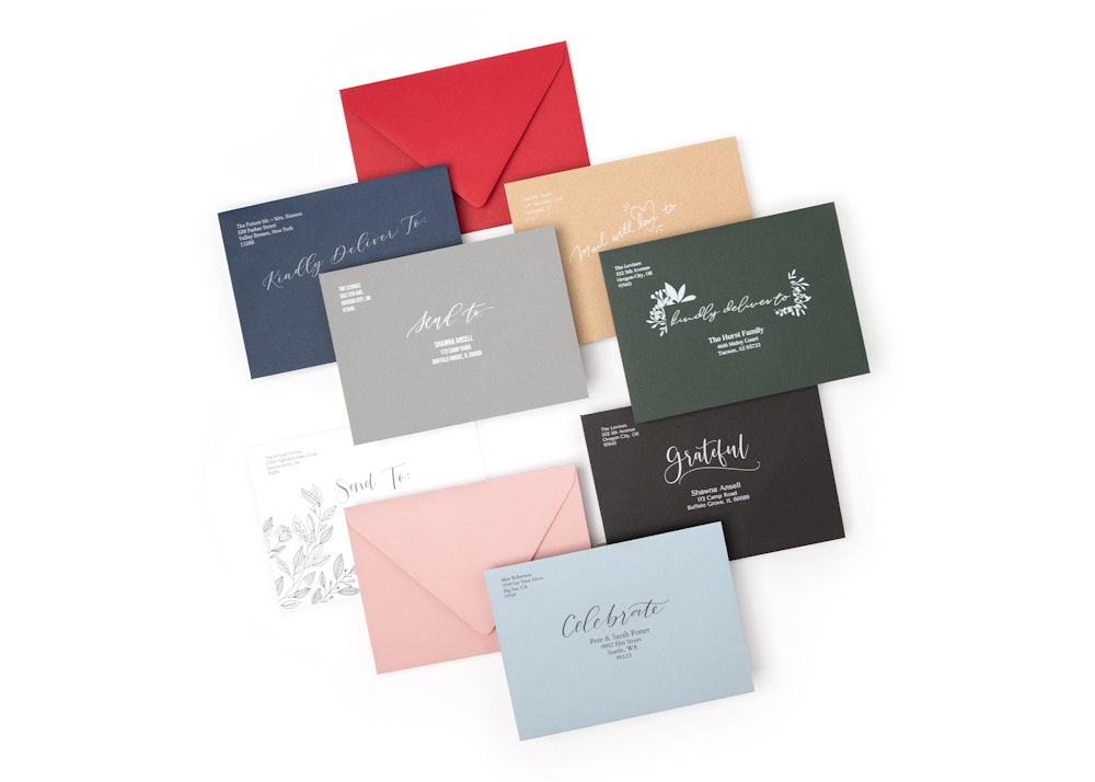 Premium Euro Flap Printed Envelope Colors