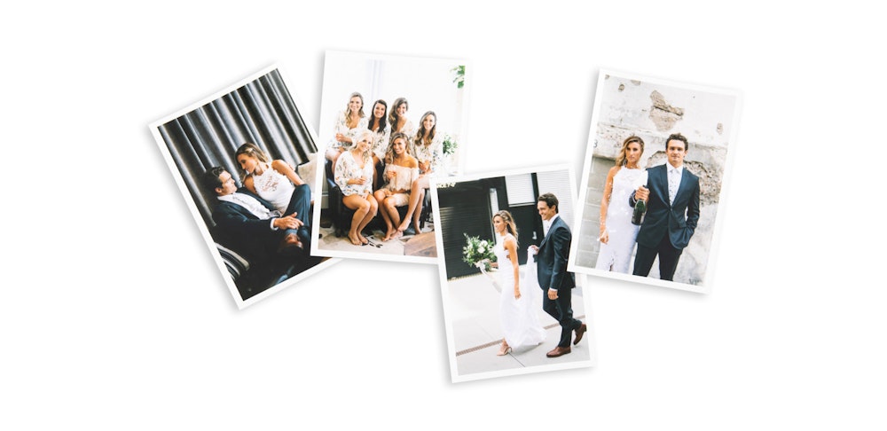 Multiple white border wedding Proofing Prints