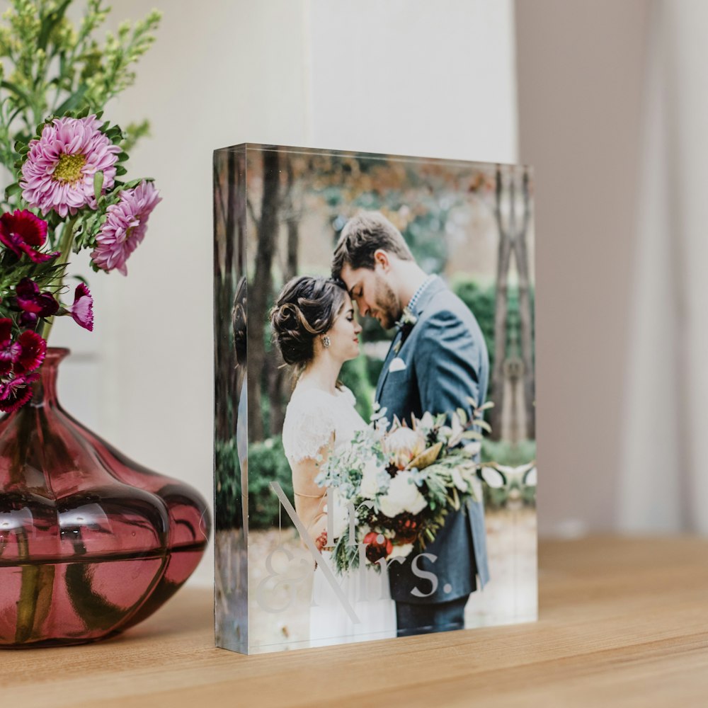 Whcc wedding mr mrs etched acrylic block